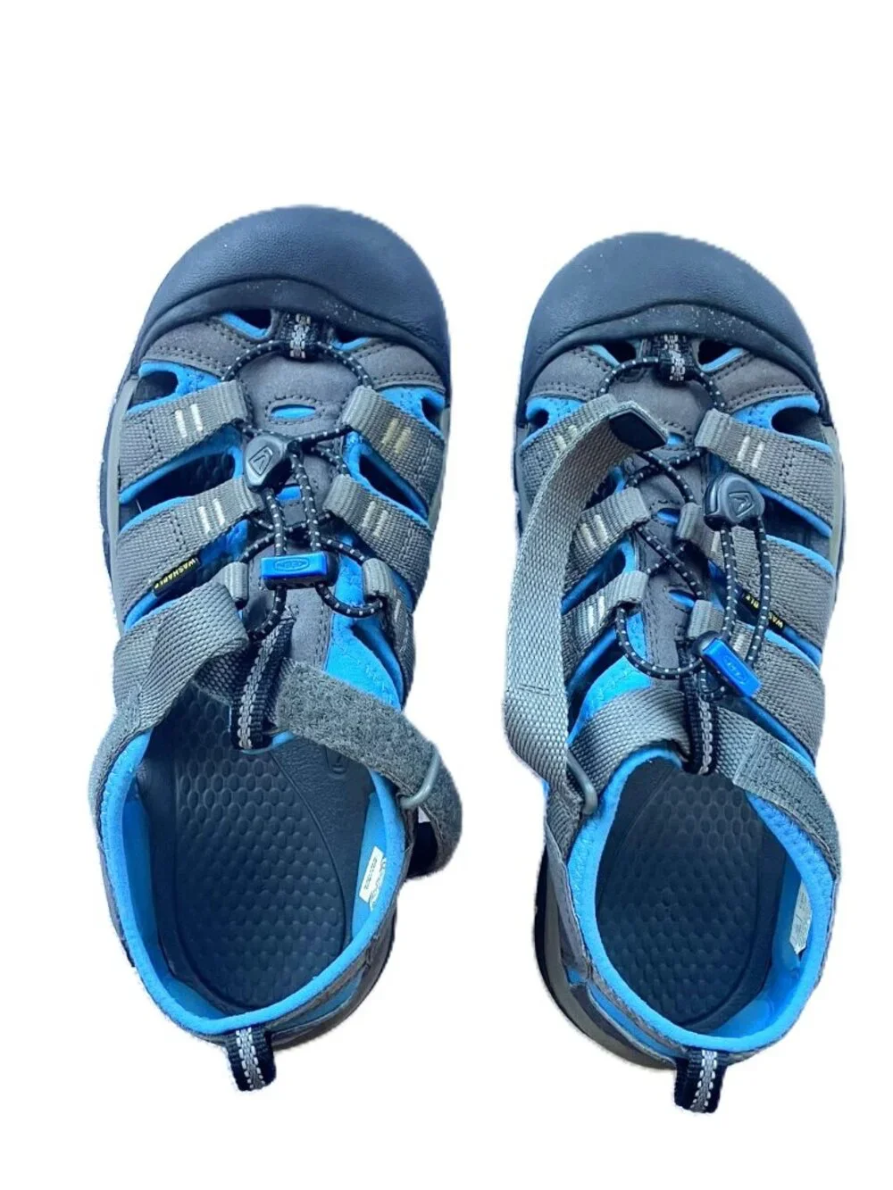 KEEN Newport H2 Waterproof Sandals Youth 5 / Fits Women's 7 Gray Blue